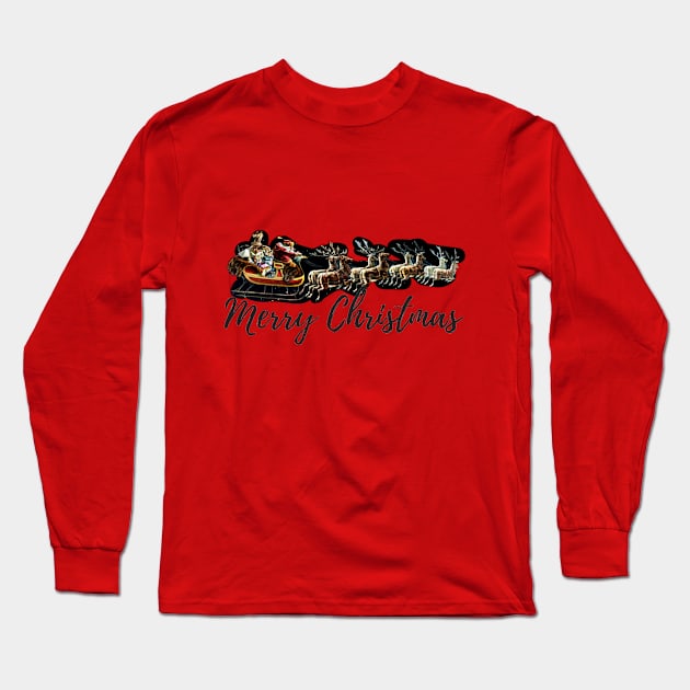 Merry Christmas Long Sleeve T-Shirt by Christamas Clothing